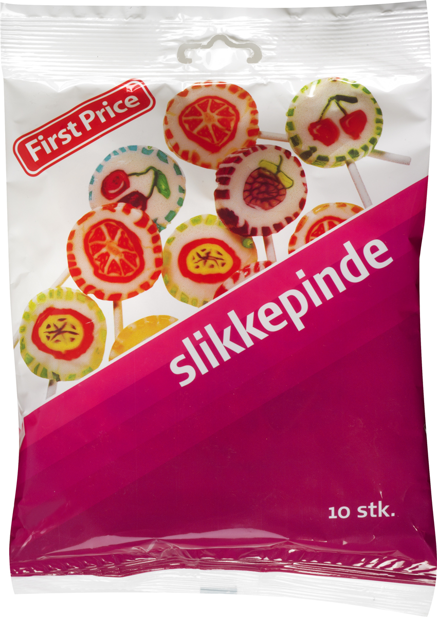 First Price FP slikkepinde 10 st. 10 stk.
