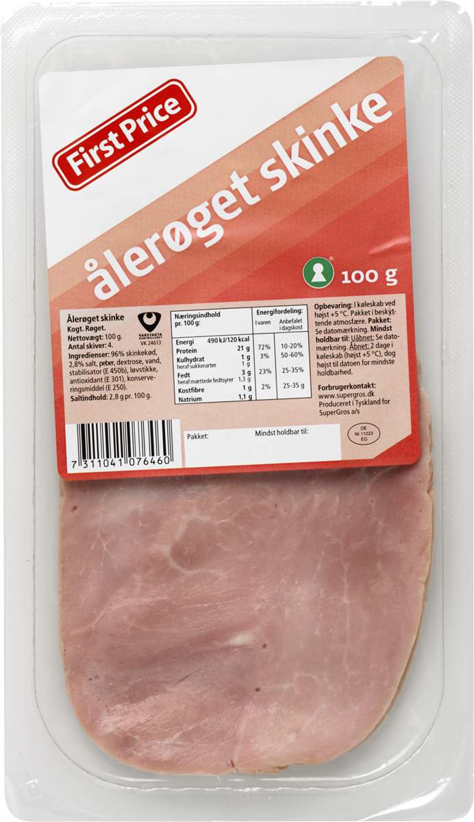 First Price FP ålerøget skinke 100 g