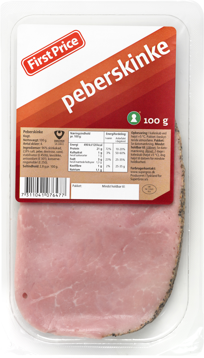First Price Fp peberskinke 100 g