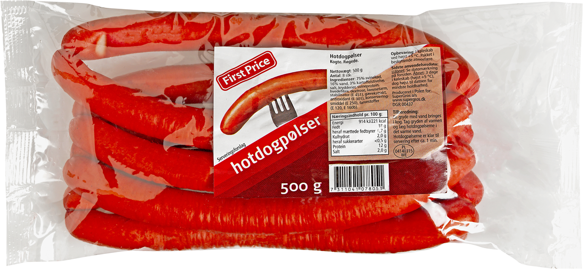 First Price FP hotdogpølser 400 g