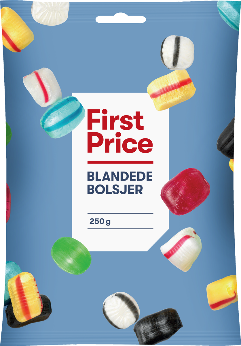 First Price Blandede Bolcher 250 g