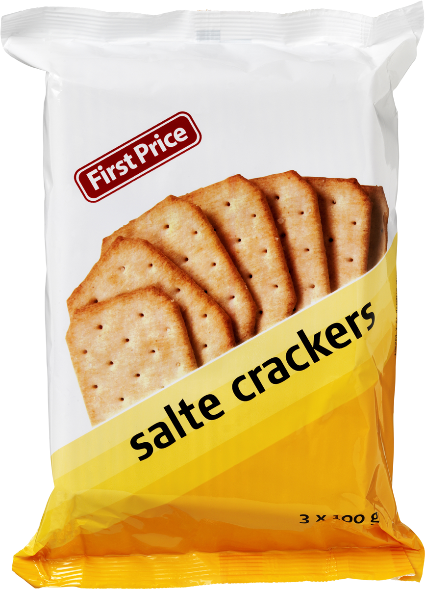 First Price FP salte crackers 3 x 100 g 300 g