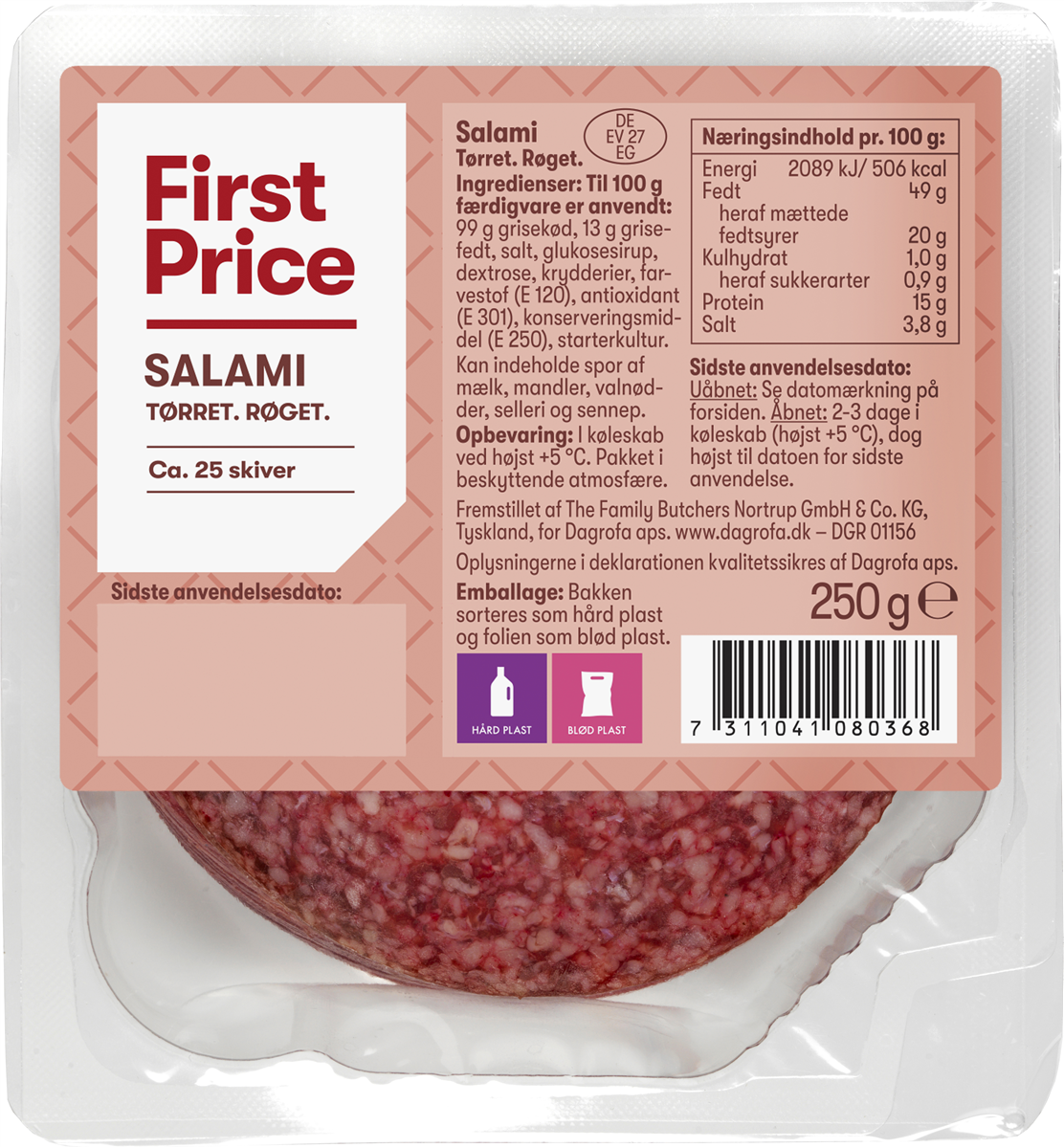 First Price Fp salami 100 g