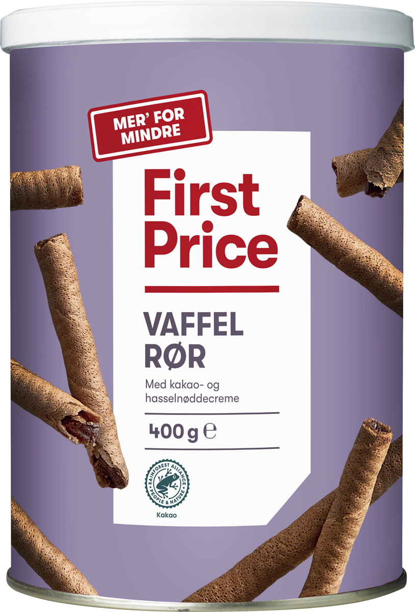First Price FP vaffelrør m. nøddecreme 200 g