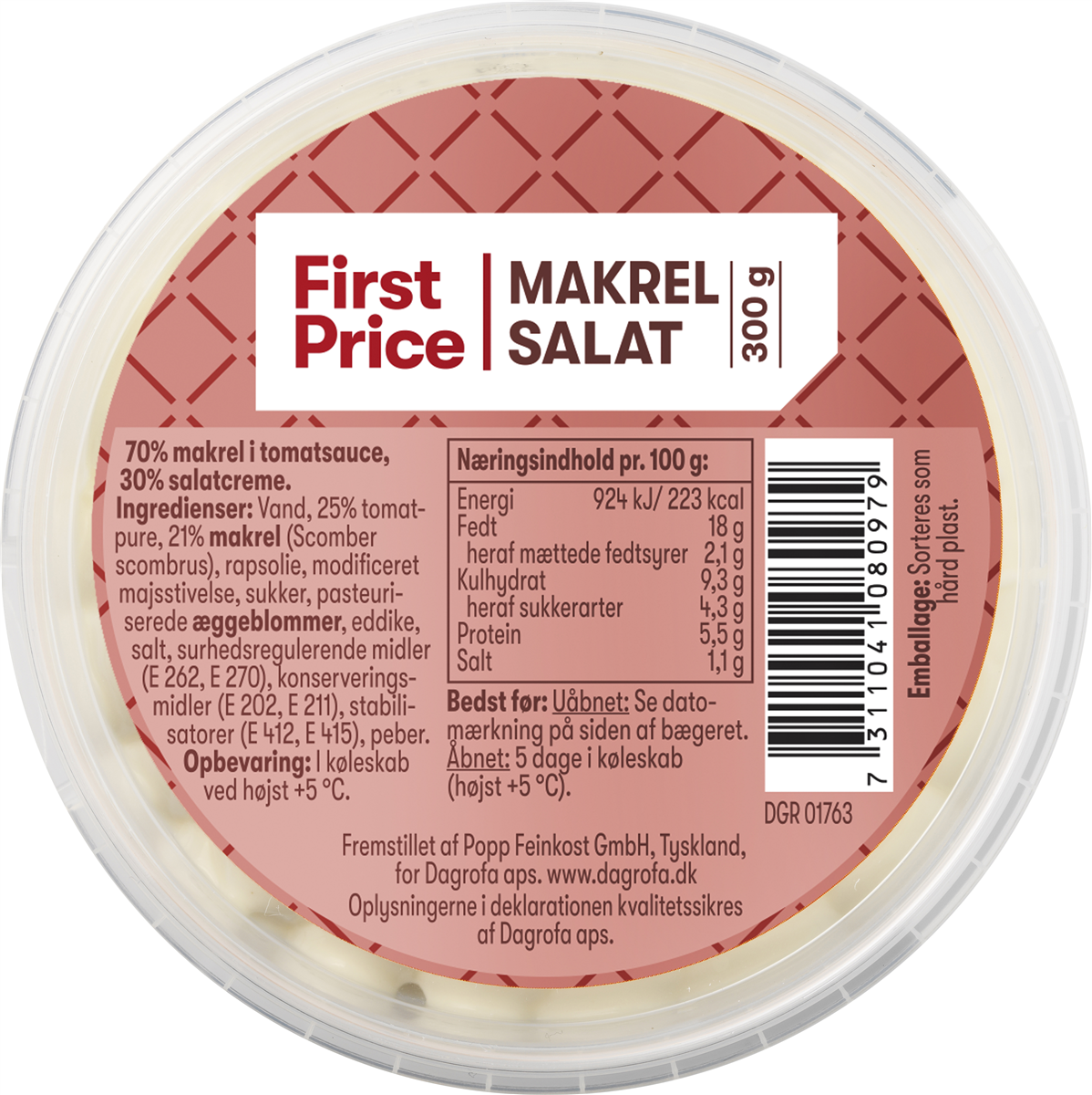 First Price Fp makrelsalat 150 g