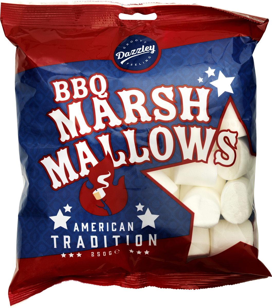 Dazzley BBQ mallows 300 g