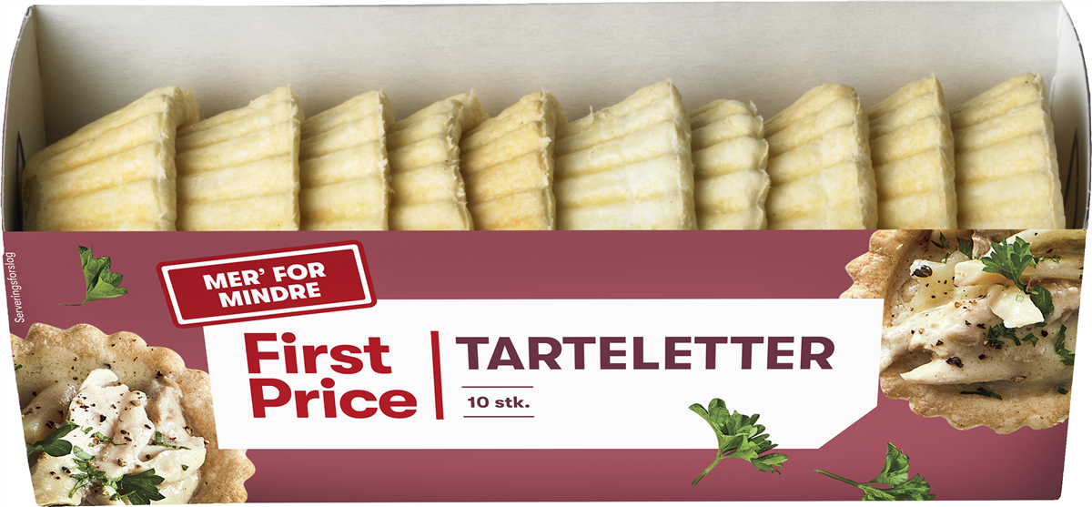 First Price Tarteletter