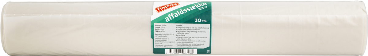 FP Klare Affaldssække 45my