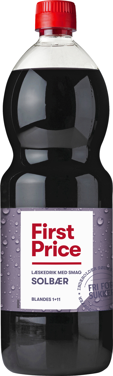 First Price Solbær Læskedrik 1 L