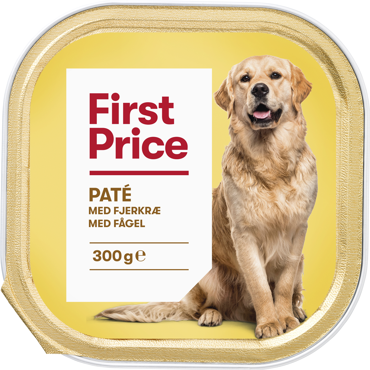 Vådfoder t. hund m. fjerkræ, First Price 300 g