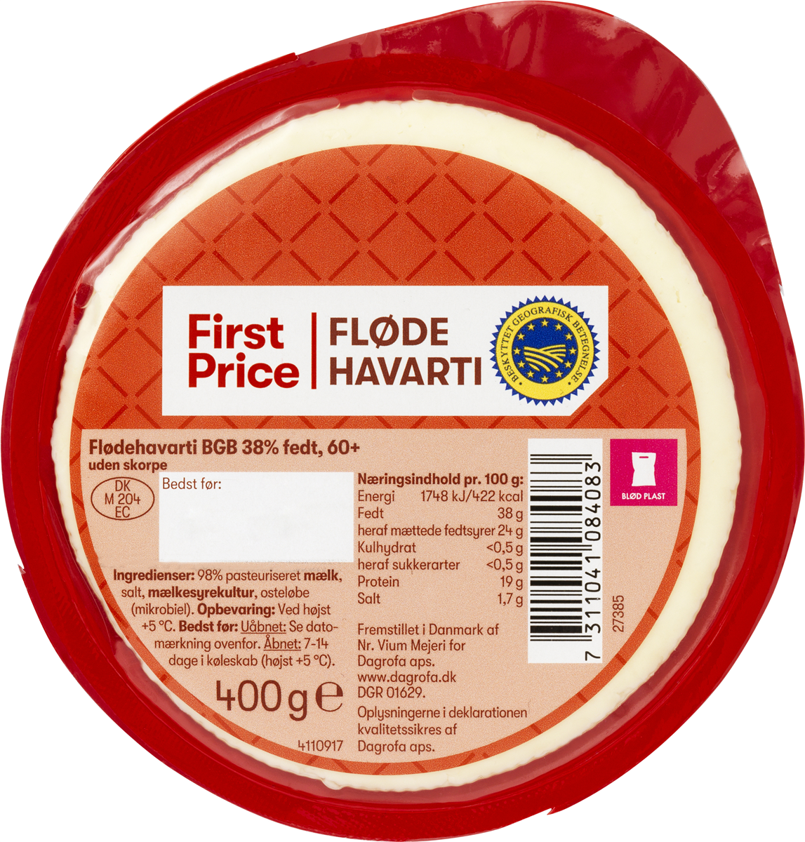 FP Fløde Havarti 60+