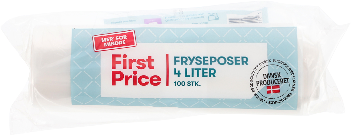 First Price Fryseposer 4 L 100 stk