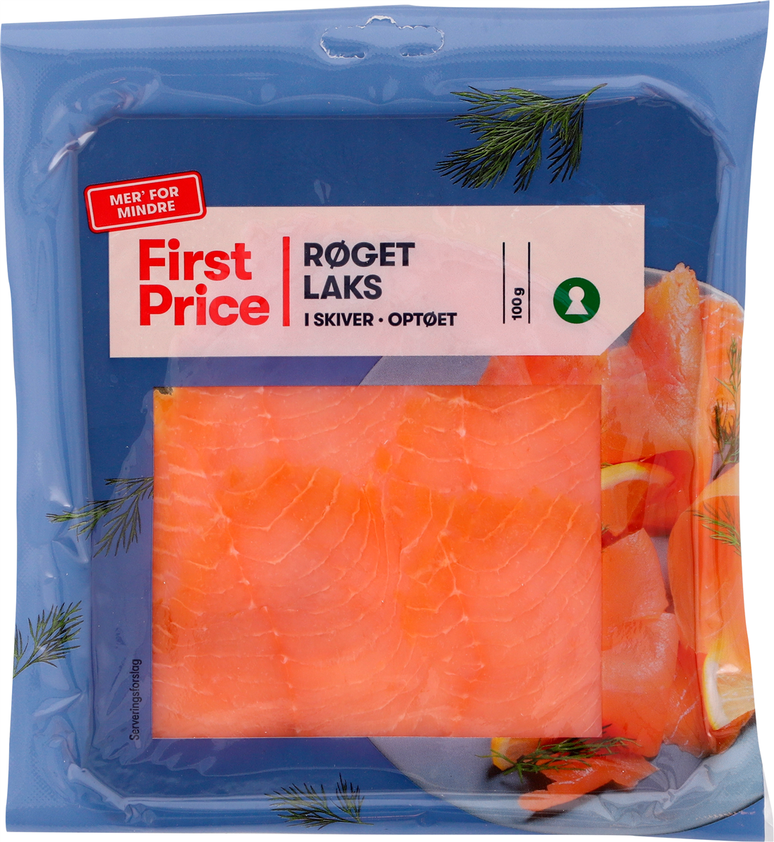 First Price Røget laks i skiver 100 g