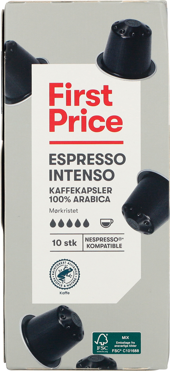 First Price Espresso Intenso 10 stk