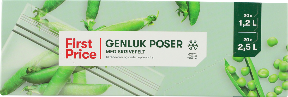 First Price Genluk Poser 1,2-2,5 L 40 stk