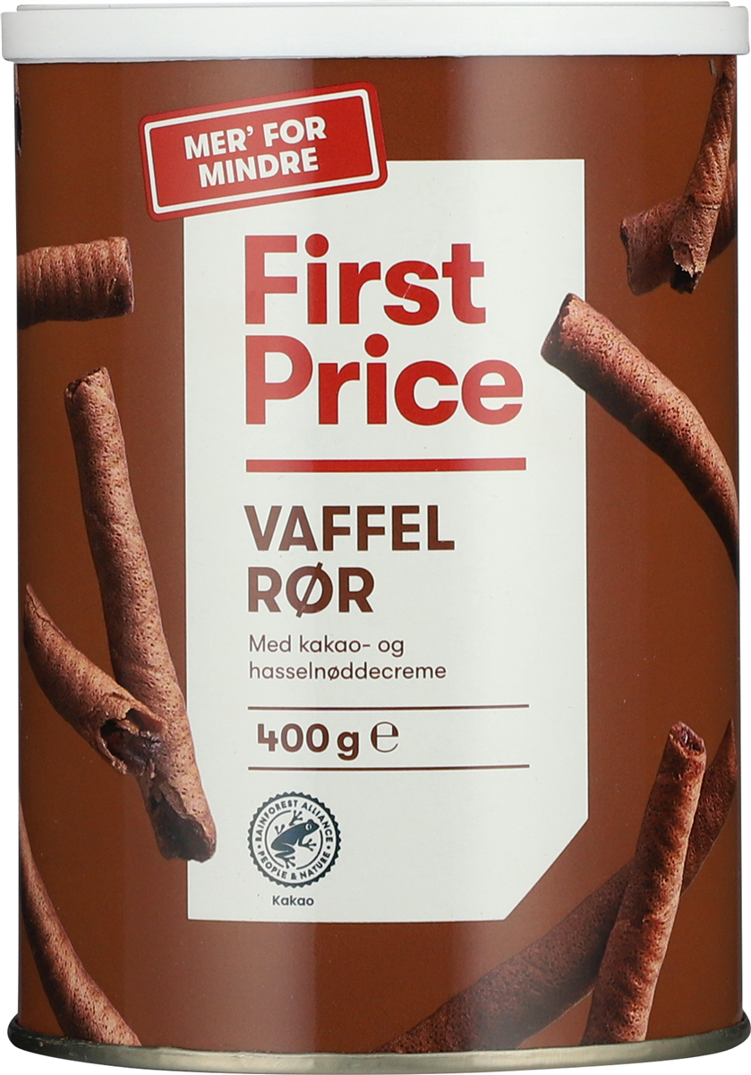 First Price Vaffelrør med kakaofyld