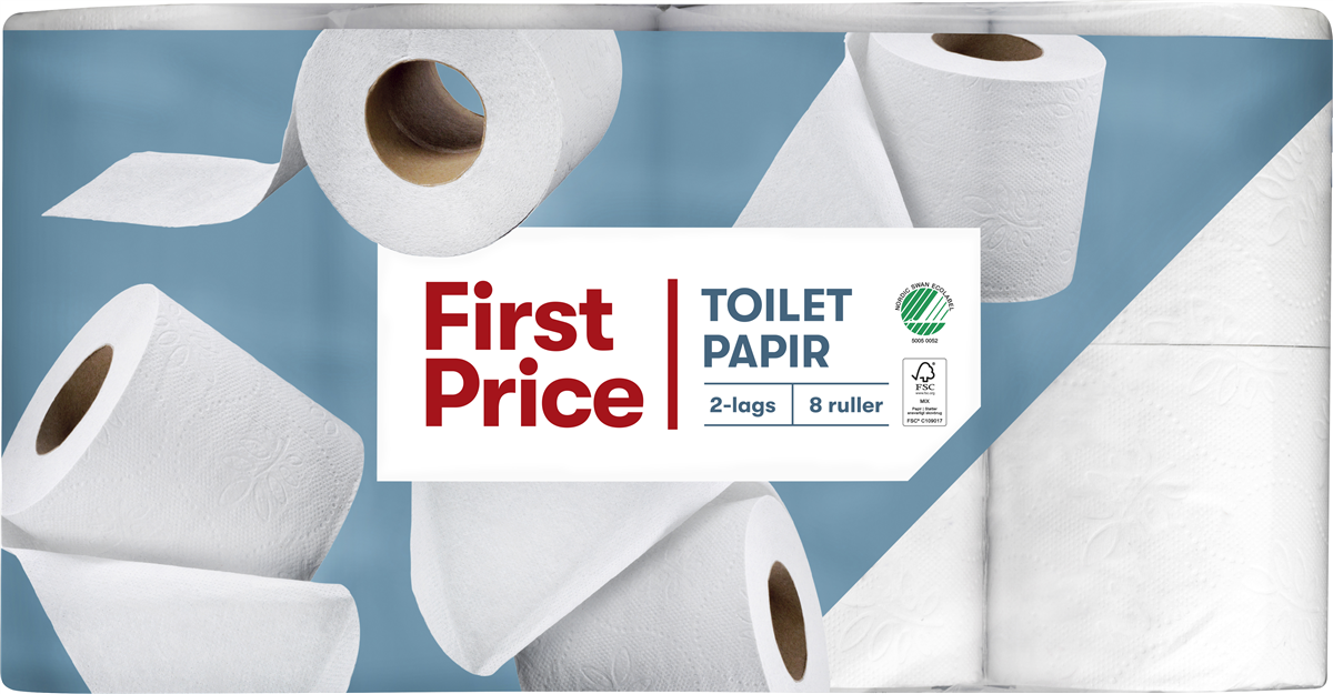 FP Toiletpapir 8 ruller