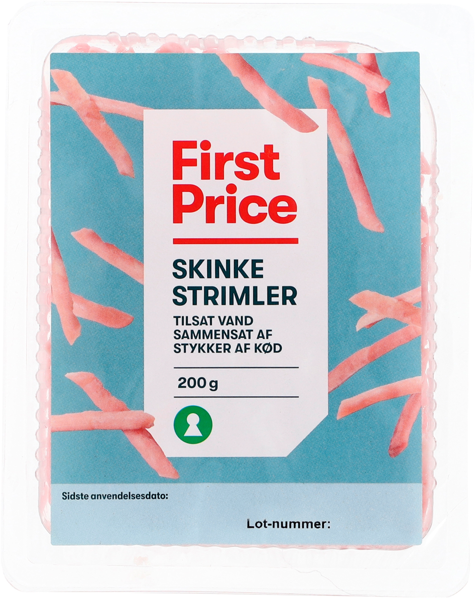 Skinkestrimler, First Price