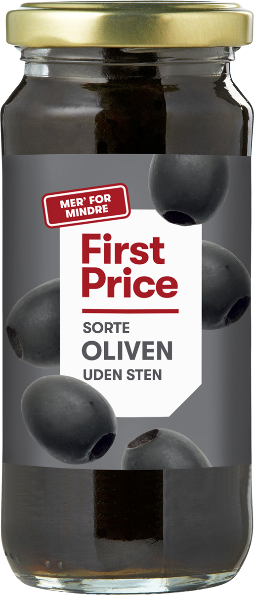 Oliven sorte u. sten, First Price 200 g