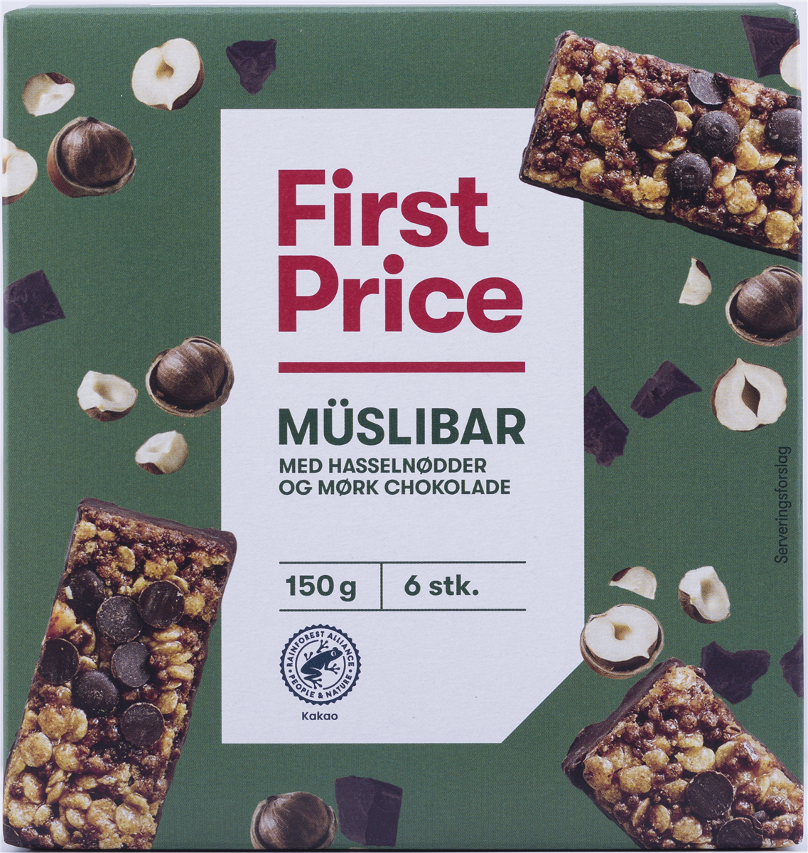 F.P. Mœslibars med hasselnød