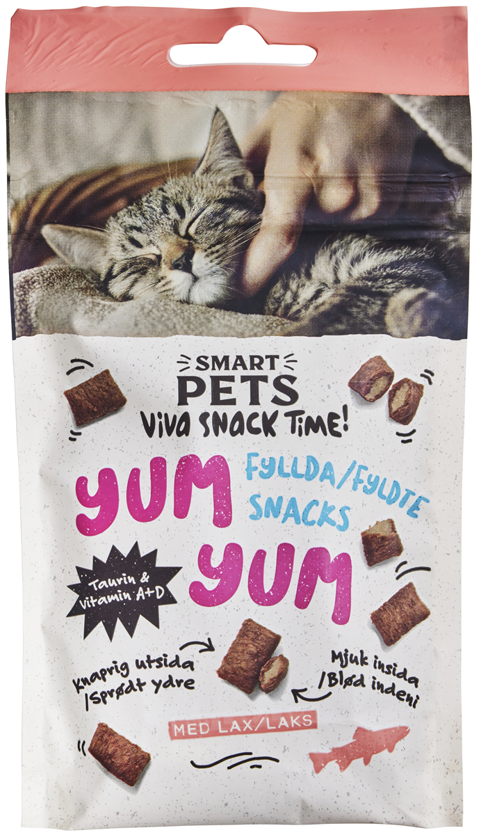 Godbidder t. kat m. laks, Smart Pets 50 g