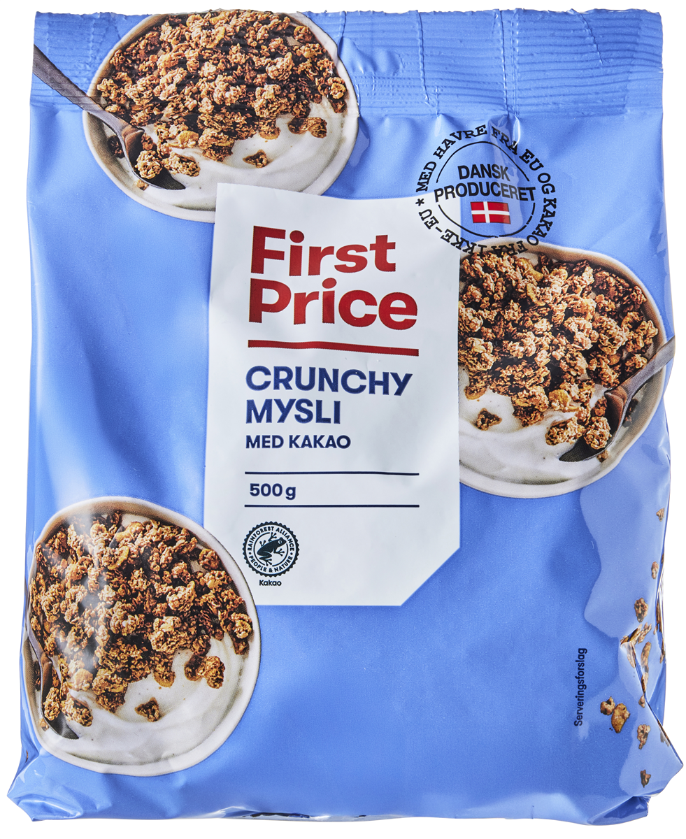 First Price Crunchy Müsli med Kakao 500 g