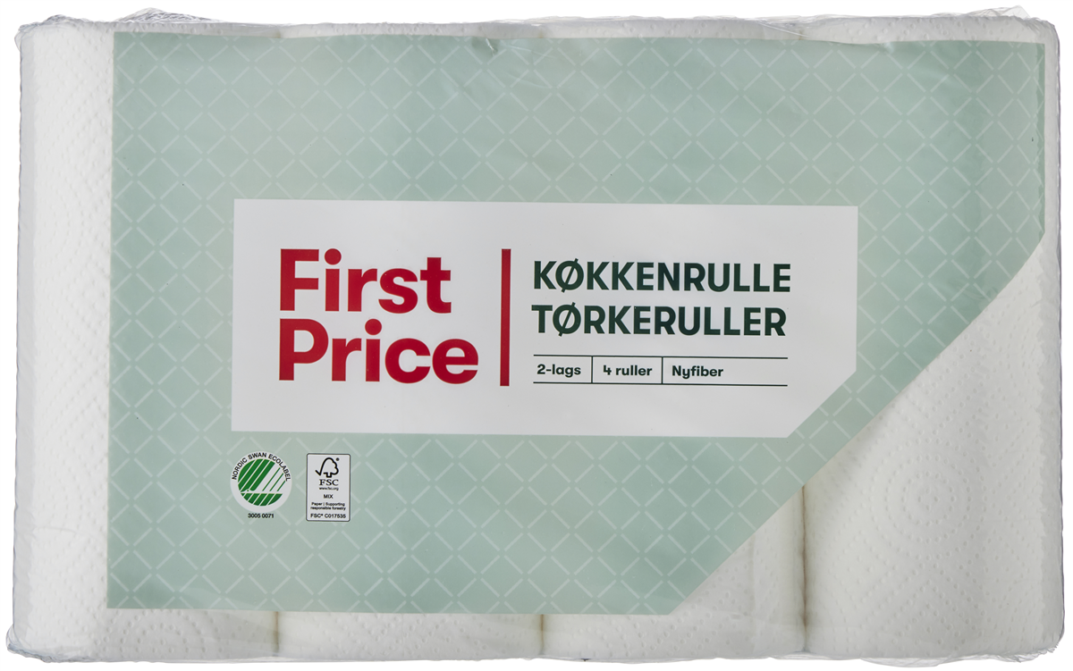 Fp køkkenruller 4 rl 500 g