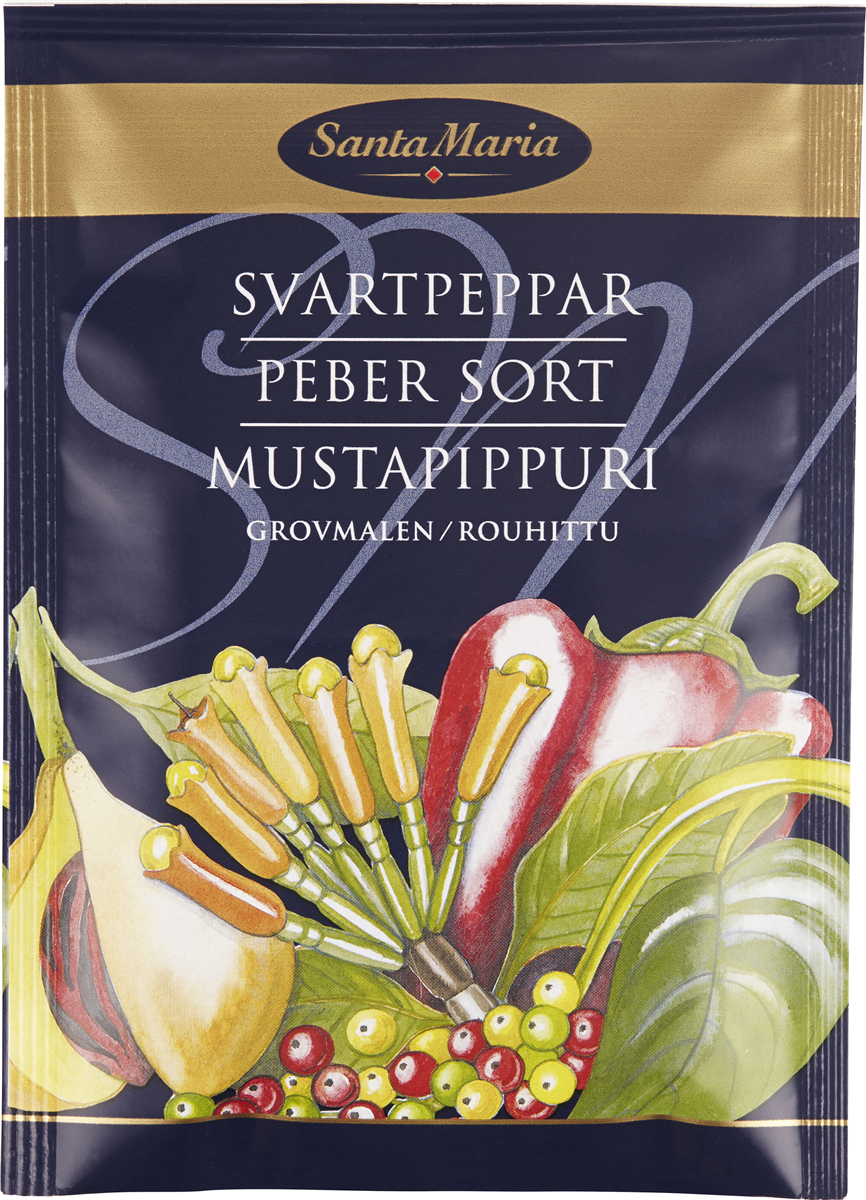 Santa Maria S.M peber grov sort 33 g