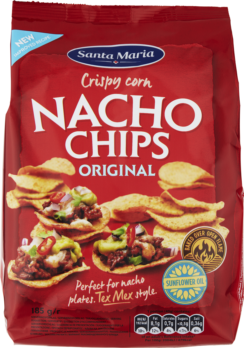 Santa Maria Tex-Mex nacho chips 185 g