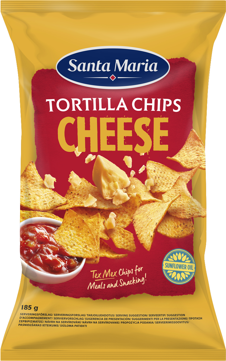 Santa Maria Tortilla chips cheese 185 g
