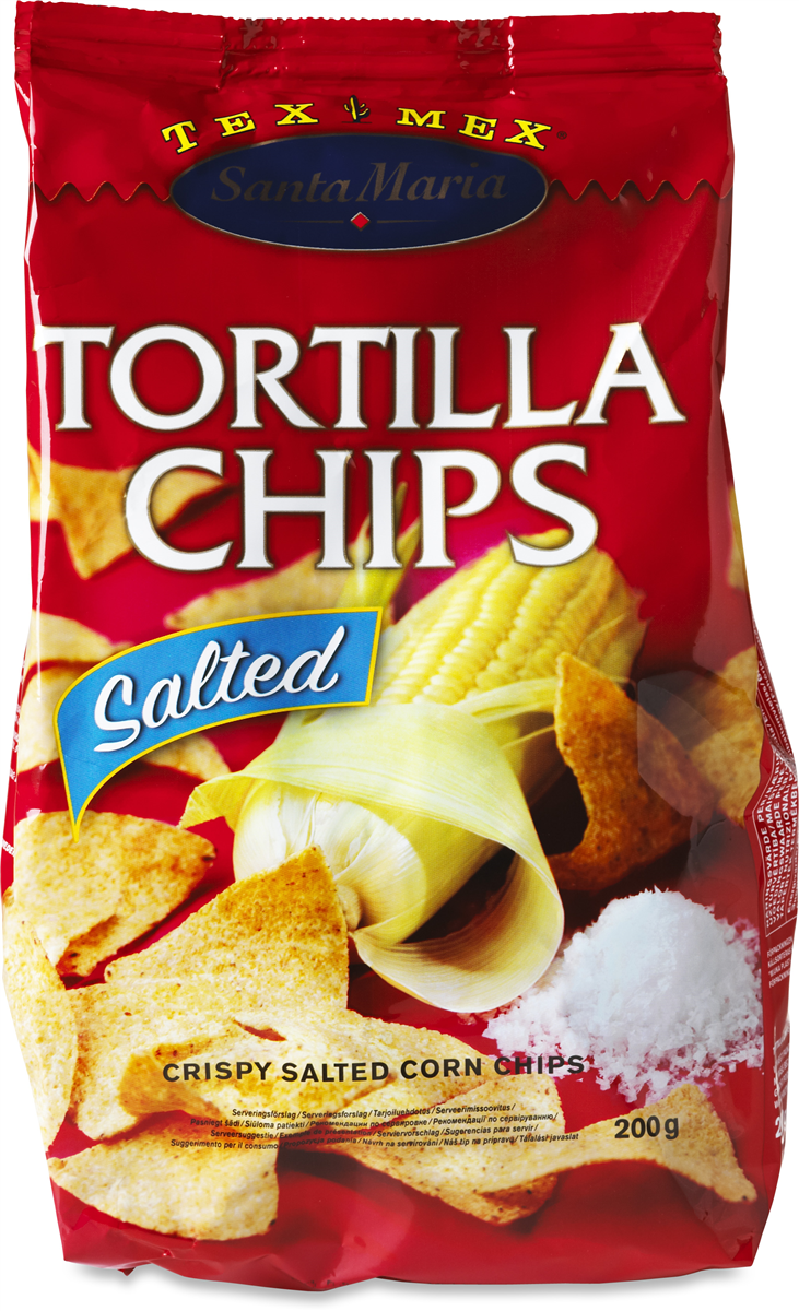 Tortilla chips salted 200000 g