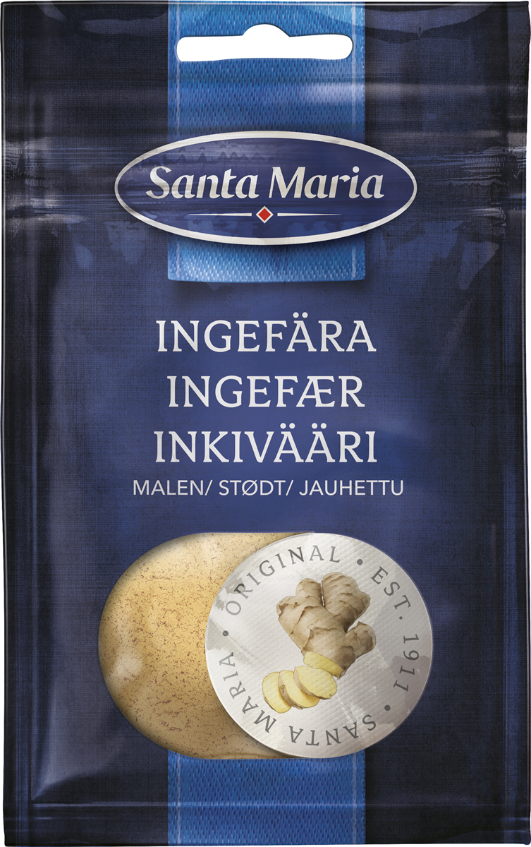 Santa Maria S.M. ingefær, stødt 380 g