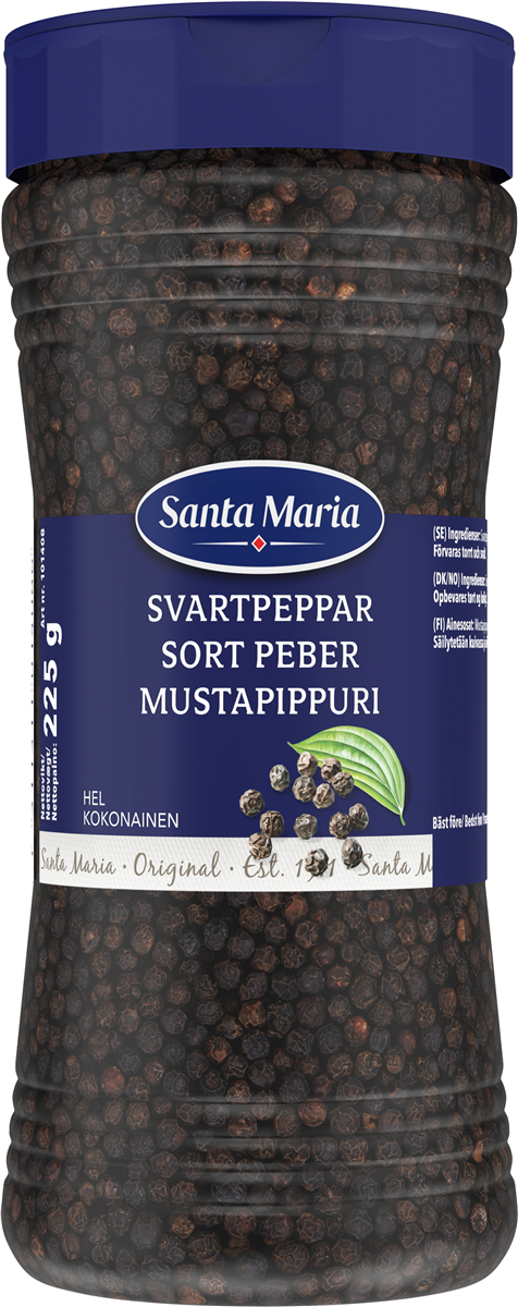 Santa Maria Hele sort peber