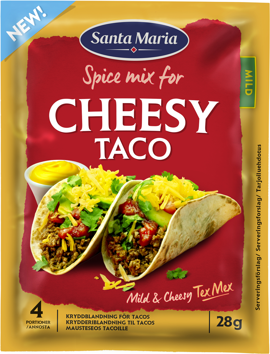 Santa Maria Taco Krydderiblanding Mild