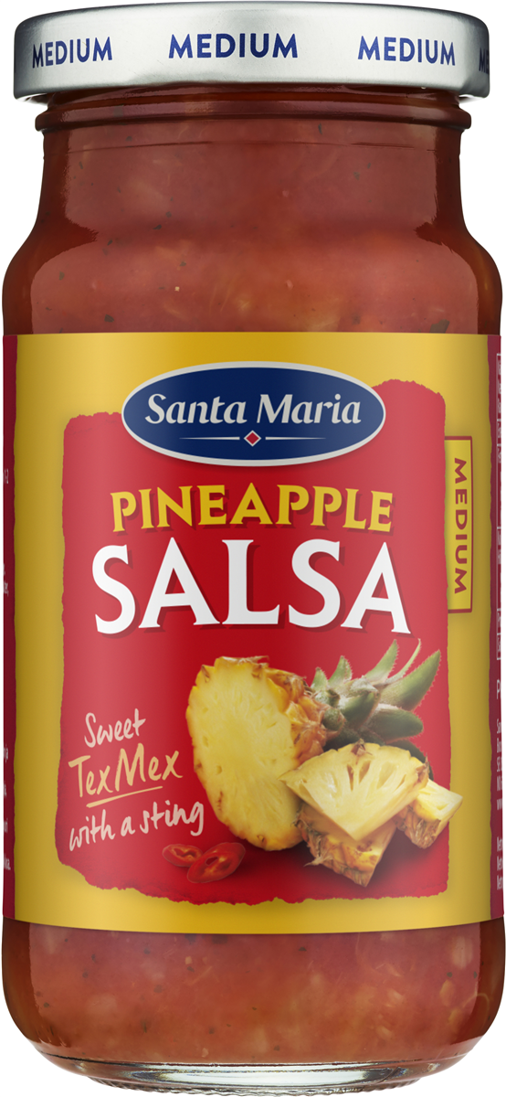 Santa Maria Tomatsalsa med Ananas Medium