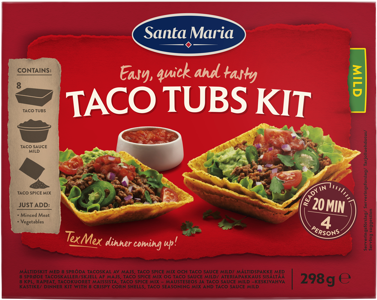 Santa Maria Taco Tubs Dinner Kit