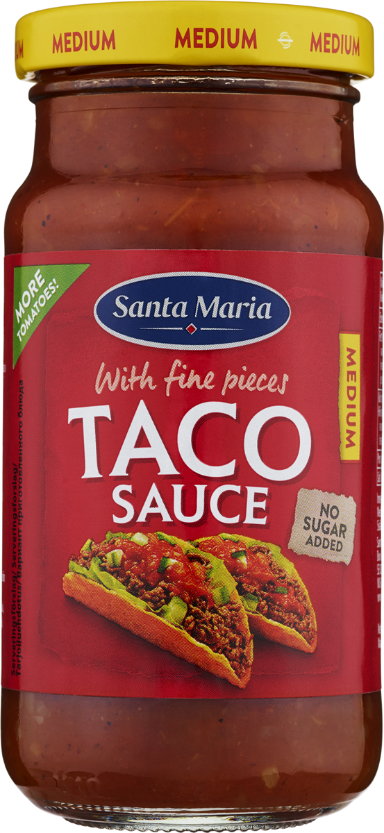 Taco Sauce Medium, Santa Maria