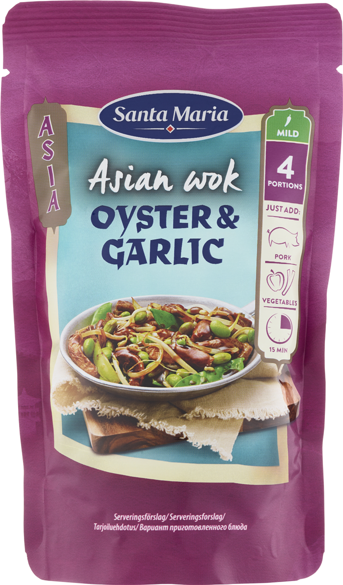 S.M. Asian Wok Oys&Garl Kk 150 g