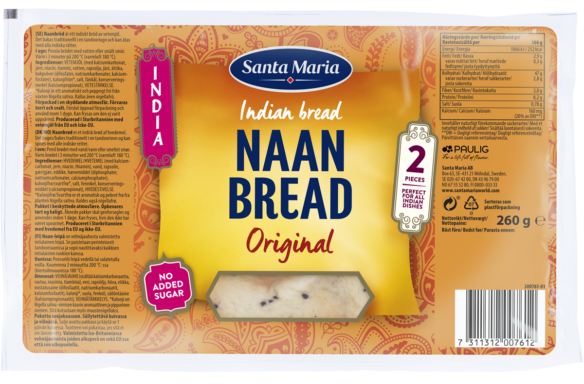Naan Bread Garlic