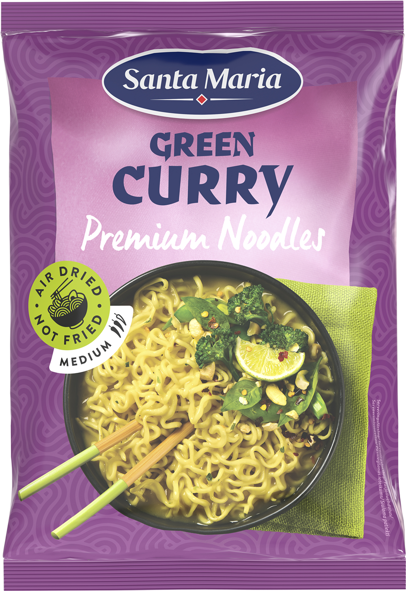 Sm prem green curry nudler 85 g