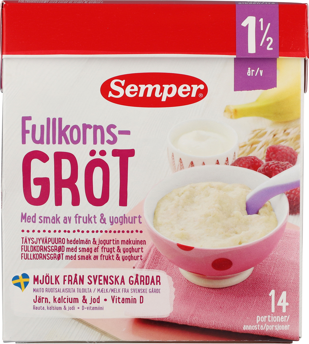 Semper grød fru/yog 18 md 470 g