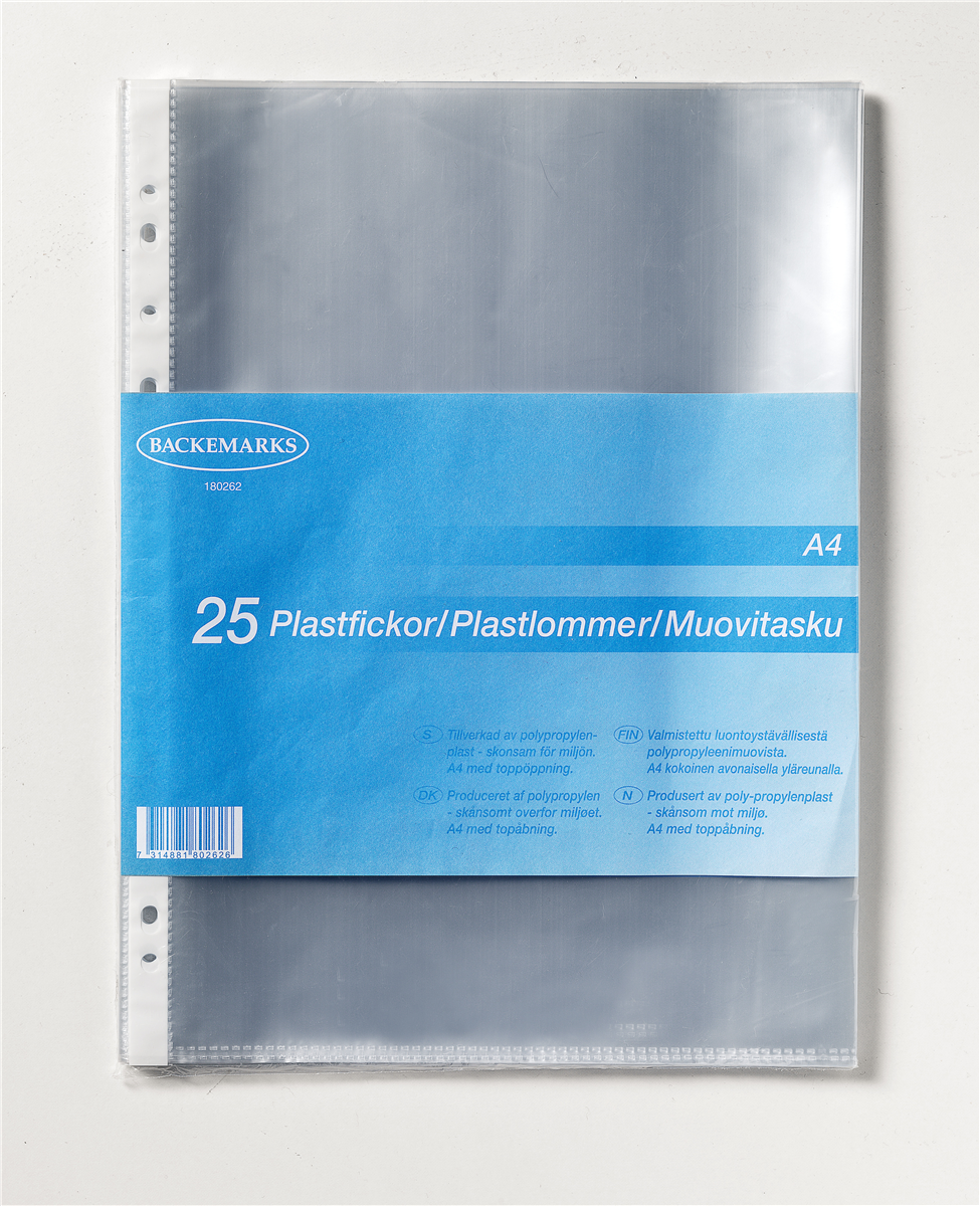 Plastlommer A4 0,06 mm