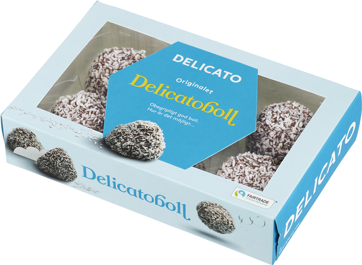 Delicatoboll kokos/kakao 240 g