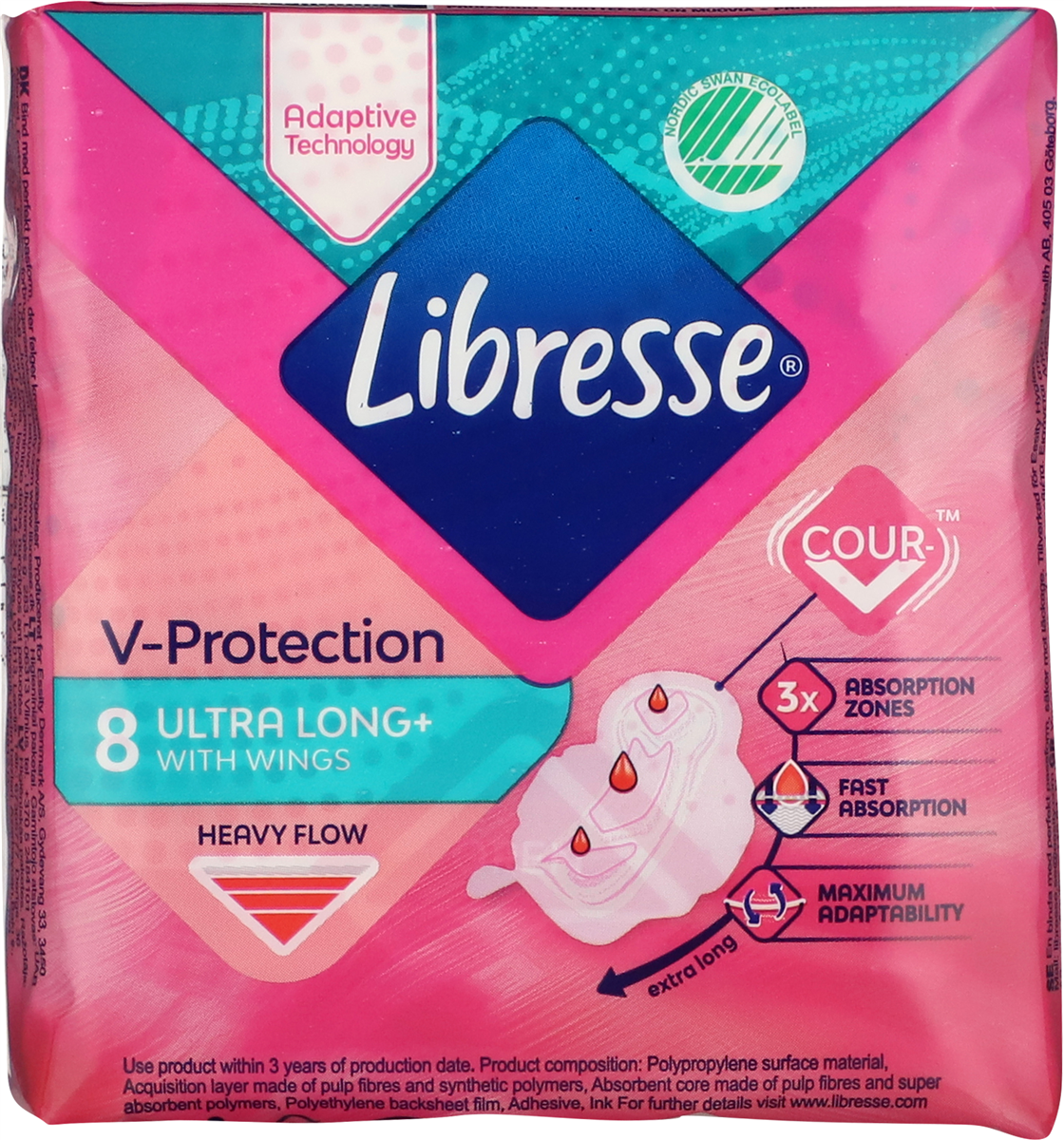 Libresse Ultra long wing 8 stk.
