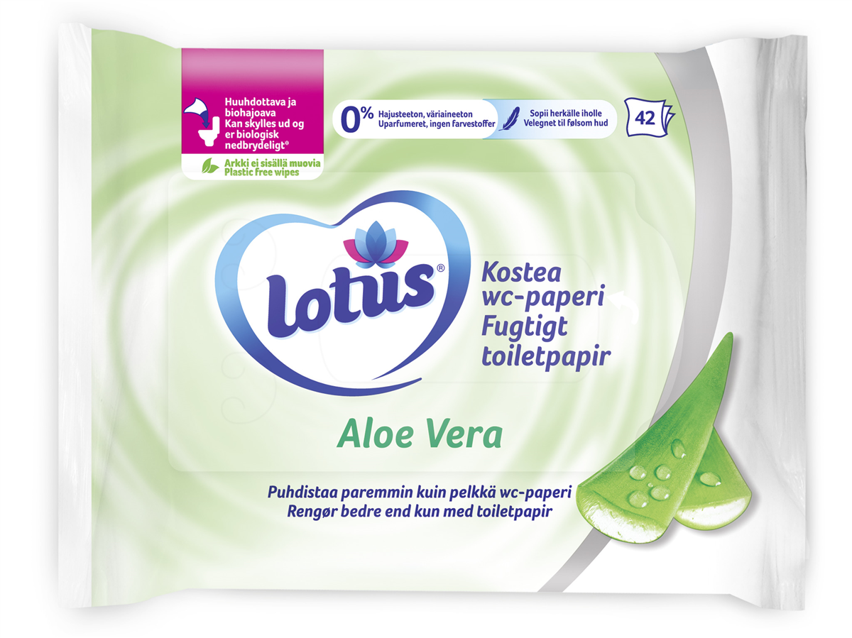 Lotus Moist Aloe Vera Toiletpapir