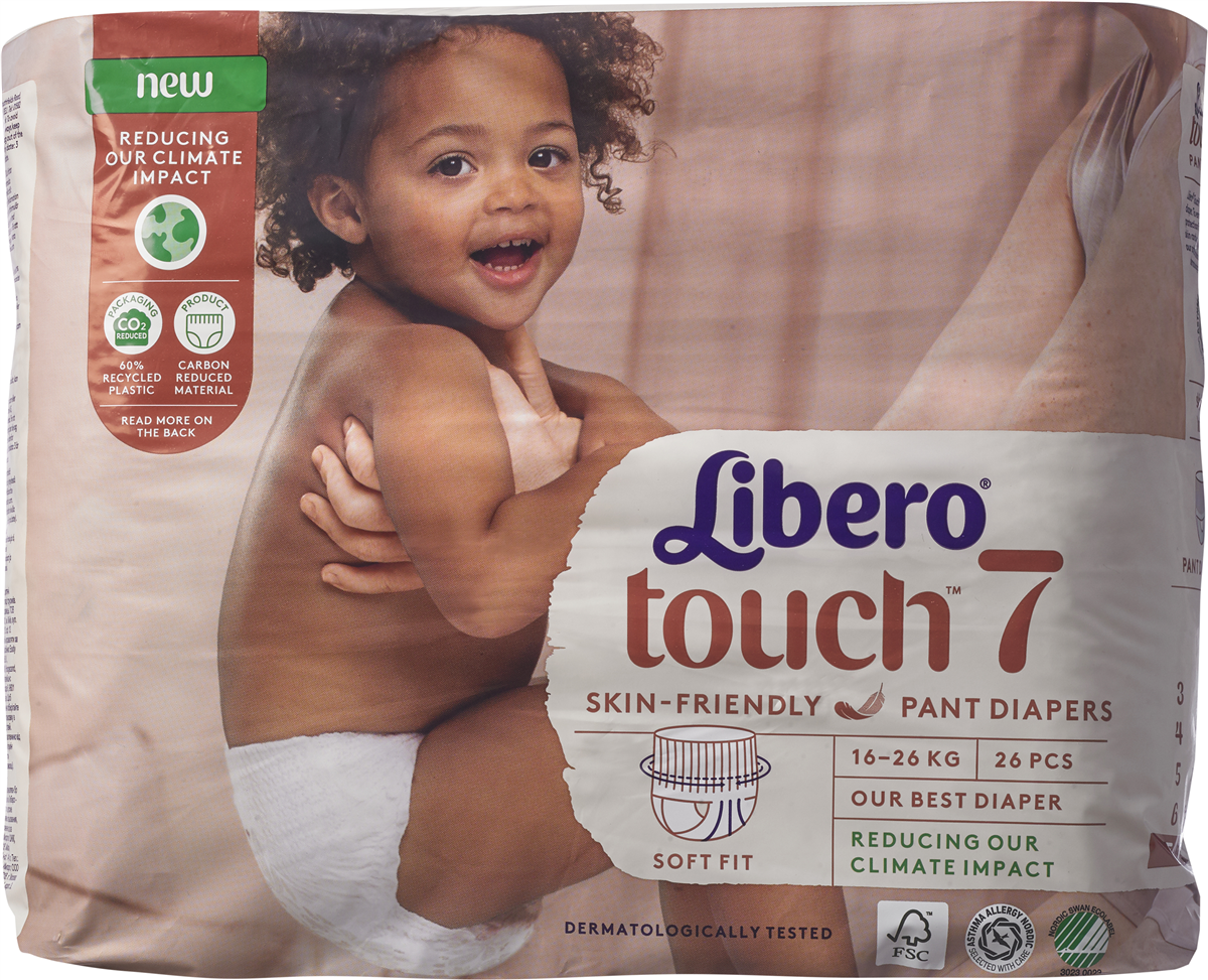 Libero Touch Pant Str 7, 26 stk