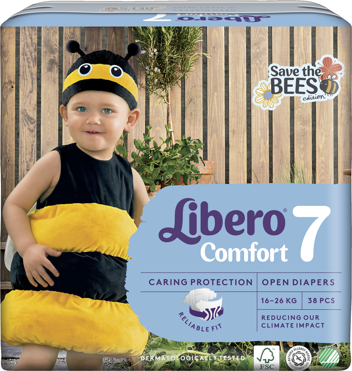 Libero Comfort str. 7 16-26 kg 38 stk