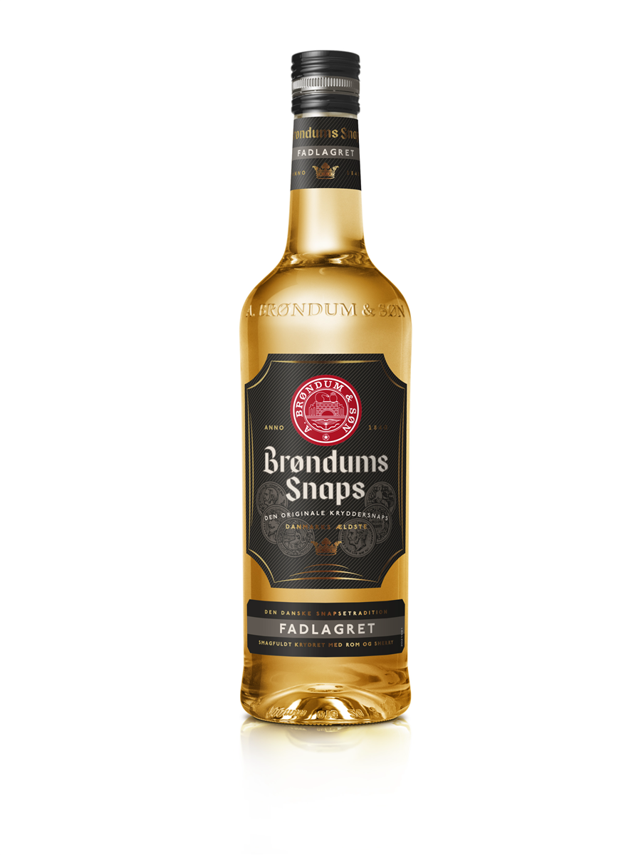 Brøndums Fadlagret Snaps 38% 70 cl