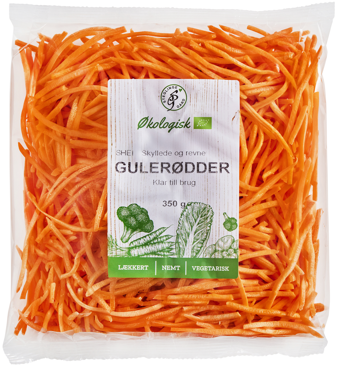 Øko Revet Gulerod