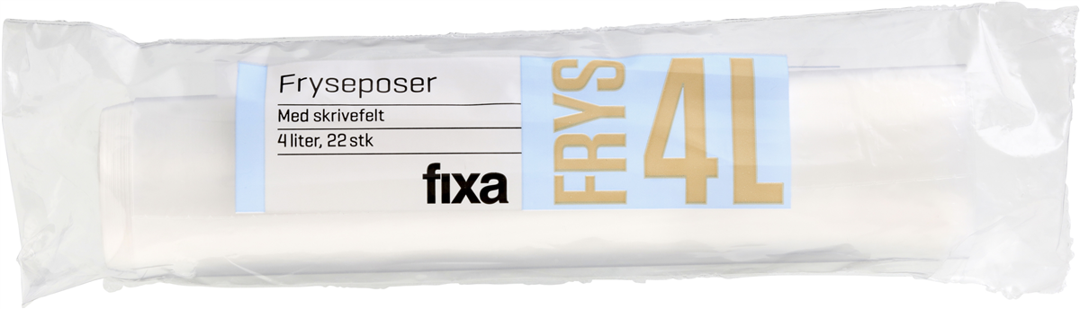 Fixa fryseposer 4 l